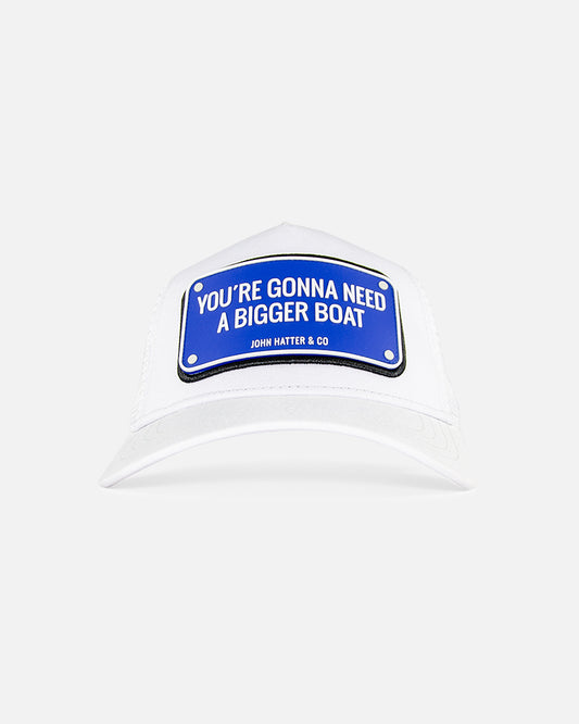 You're Gonna Need A Bigger Boat Rubber Trucker Cap by John Hatter & CO
